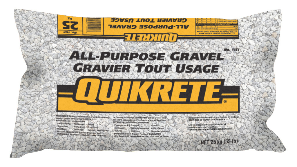 QUIKRETE® All Purpose 3/8″ Gravel Target Products Ltd.