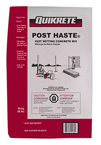 QUIKRETE® Post Haste™ Concrete Mix - Target Products Ltd.